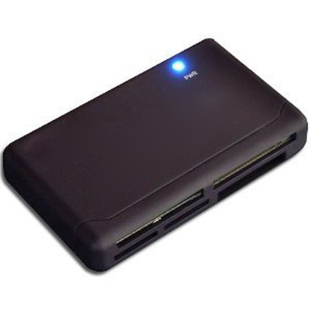 Alt i en hukommelseskortlæser usd kabel sort understøtter usb  v2.0 fuld hastighed usb ekstern sdhc mini mikro  m2 mmc xd cf læs