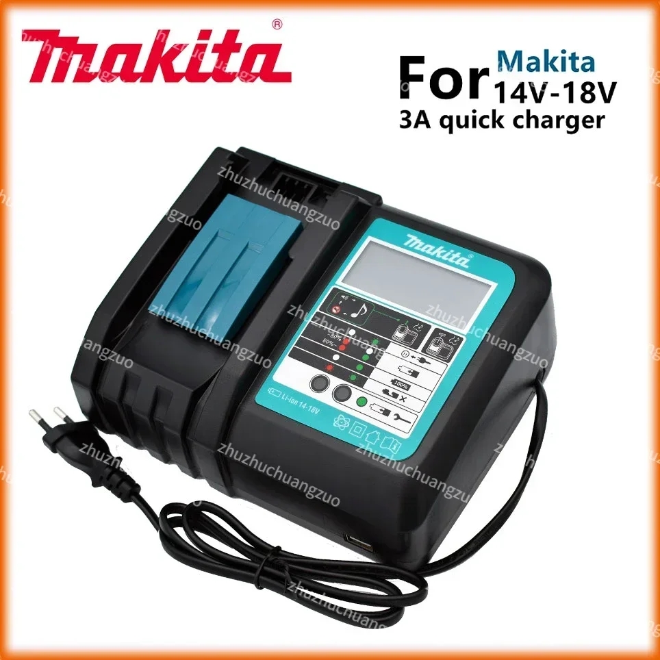 Makita original bateria recarregável de íon de lítio 18v 6000mah 18v 6.0ah bateria de substituição de broca bl1860 bl1830 bl1850 bl1860b: Prateado