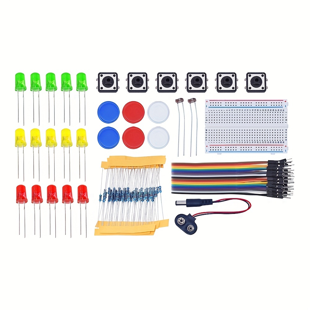 DIY Elektronische Starter Kit voor UNO R3 Arduino Printplaat Elektronica 12-in-1 Programmeerbare Techniek Codering Onderwijs STEAM