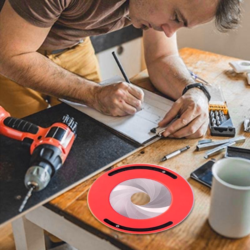 Flexible Circle Drawing Tool Adjustable Measuring Drawing Ruler For Woodworking Drafting Scribe Carpenter Tool