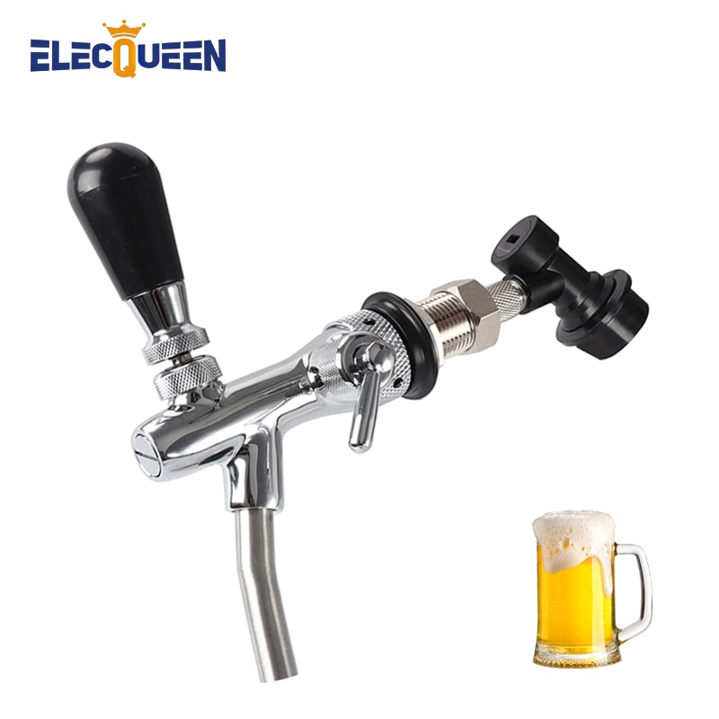 Adjustable Beer Tap Faucet Keg Beer Homebrewing Tap with Ball Lock Liquid Disconnect for Bars Hotels Restaurants beer dispenser
