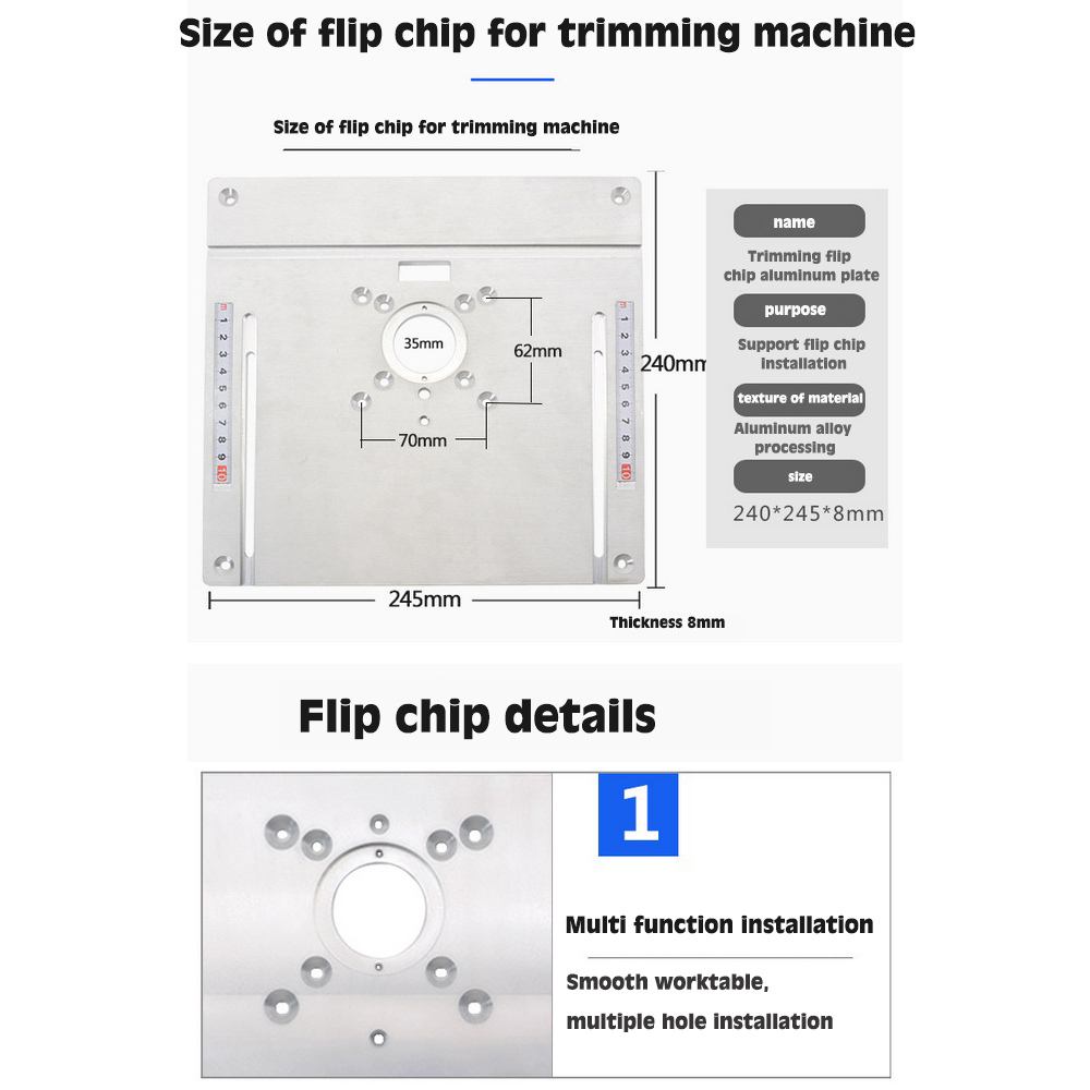 Diy Houtbewerking Elektrische Hout Frezen Afschuining Trimmen Flanger Aluminium Plaat Multifunctionele Lifting Tafel Tenon Remklauw