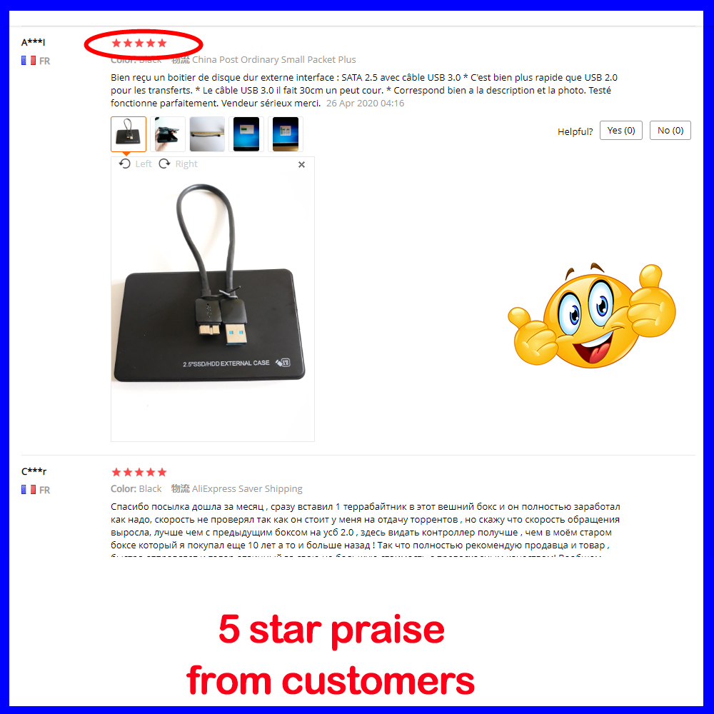 Vktech hdd caso 2.5 polegada sata para usb 3.0 adaptador gabinete de disco rígido para ssd caixa hdd caixa usb 2.0 hd hdd externo gabinete
