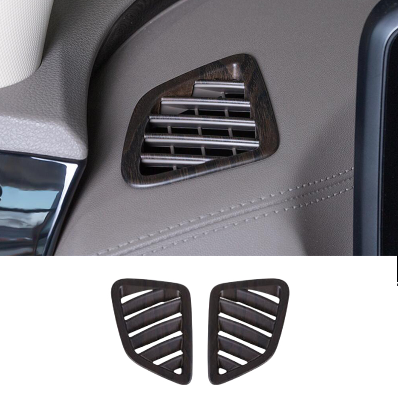 For Kia Carnival KA4 Car peach wood Interiors Window Lift Button Gear Panel Air AC Vent Cover Kit Trim Accessories: 2pcs outlet cover