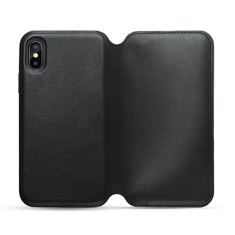 Echtem Leder Folio Fall für IPhone X XS MAX 11 pro max Echt Leder Folio Telefon Abdeckung für IPhone 11/11 pro Nette Abdeckung