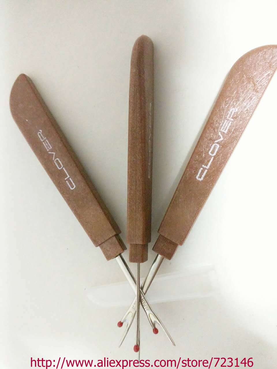 clover lot Steel wood Handle Craft Thread Cutter Seam Ripper Stitch Unpicker Needle Arts Sewing Tools for pfaff janome