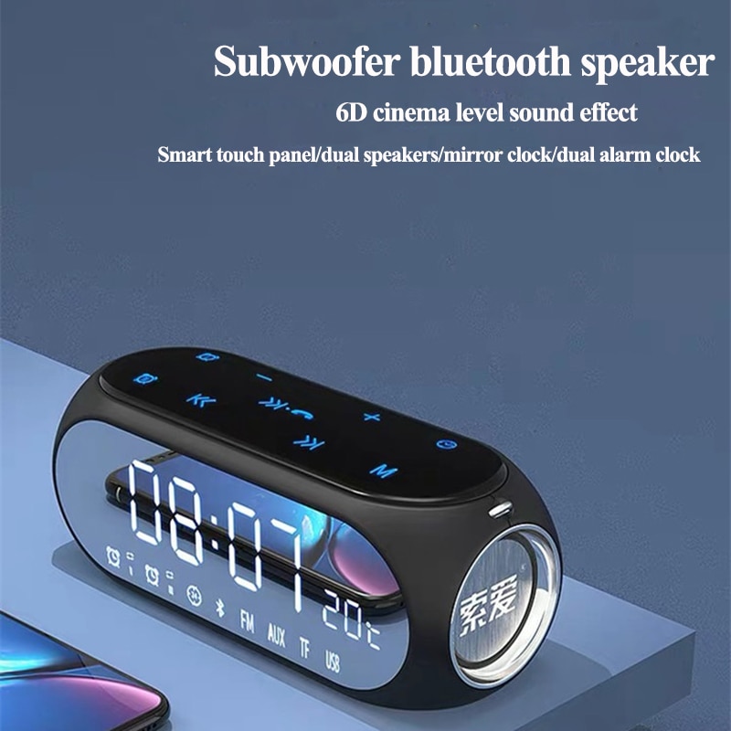 Altoparlanti portatili colonna Bluetooth subwoofer esterno Wireless Smart touch doppio diaframma supporto TF AUX USB radio FM soundbar