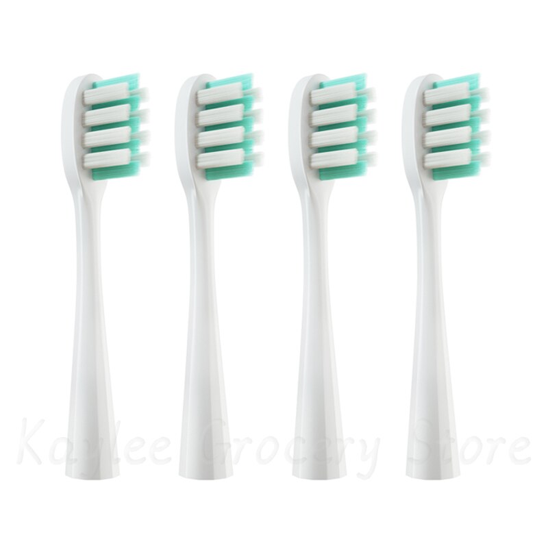 Voor Usmile Vervangende Tandenborstelkoppen Y1/Y 1S/Y2/Y3/Y4/U1/U2/U3/U4/U 2S/P1/P3/P10/P10pro Vervang Borstelkoppen Mondstukken 4/8/12Pcs: Zilver