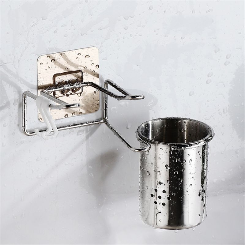 SHOWERORO Zelfklevende Föhnhouder 2-pack Zelfklevende Föhnhouder Voor De Badkamer Stevig Eenvoudig Te Installeren