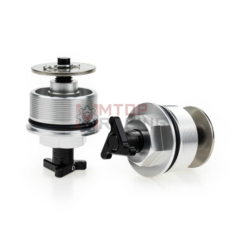 Tapas de horquilla de precarga para Yamaha XJ6, , , , 41mm, tornillos de horquilla ajustables triangulares