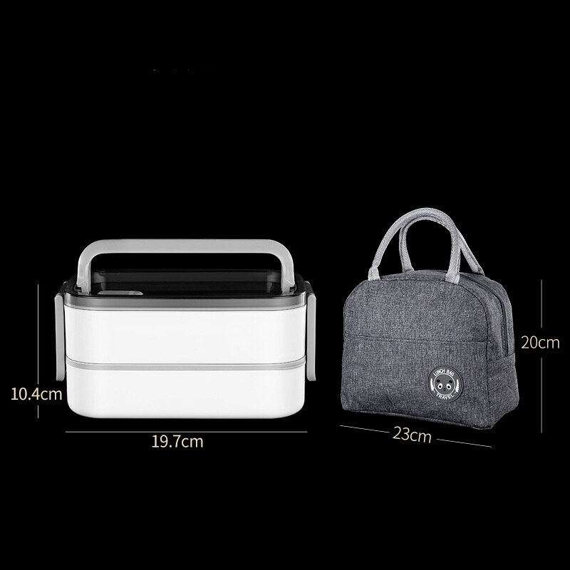 304 inossidabile acciaio calore preservazione ermetico Deposito scomparto microonde portatile pranzo scatola stoviglie cibo contenitore
