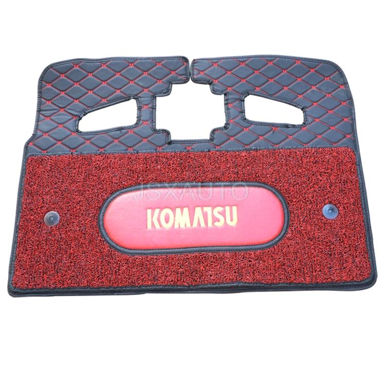 Grävmaskin cab golvmatta pedal pad grävmaskin leveranser till komatsu pc vpc 56-7 60-7 pc-5-6-7-8