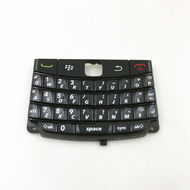 For BlackBerry Bold 9700 9780 Mobile Phone Housing English Keypad Replacement Parts: Black