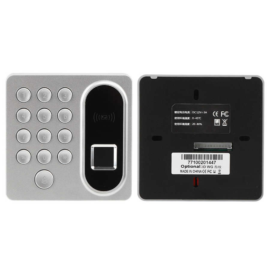 Access Control Fingerprint Password ID Card Backlit Keypad Attendance Machine 125KHZ RFID