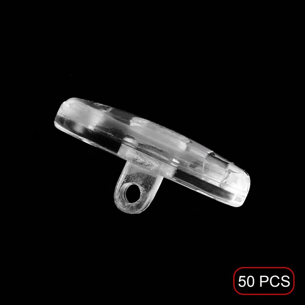 Almohadillas de silicona para nariz, 25 pares, 13mm, almohadillas para la nariz con tornillo, herramienta de reparación de almohadillas para anteojos, accesorios para gafas de sol: screw on nose pads
