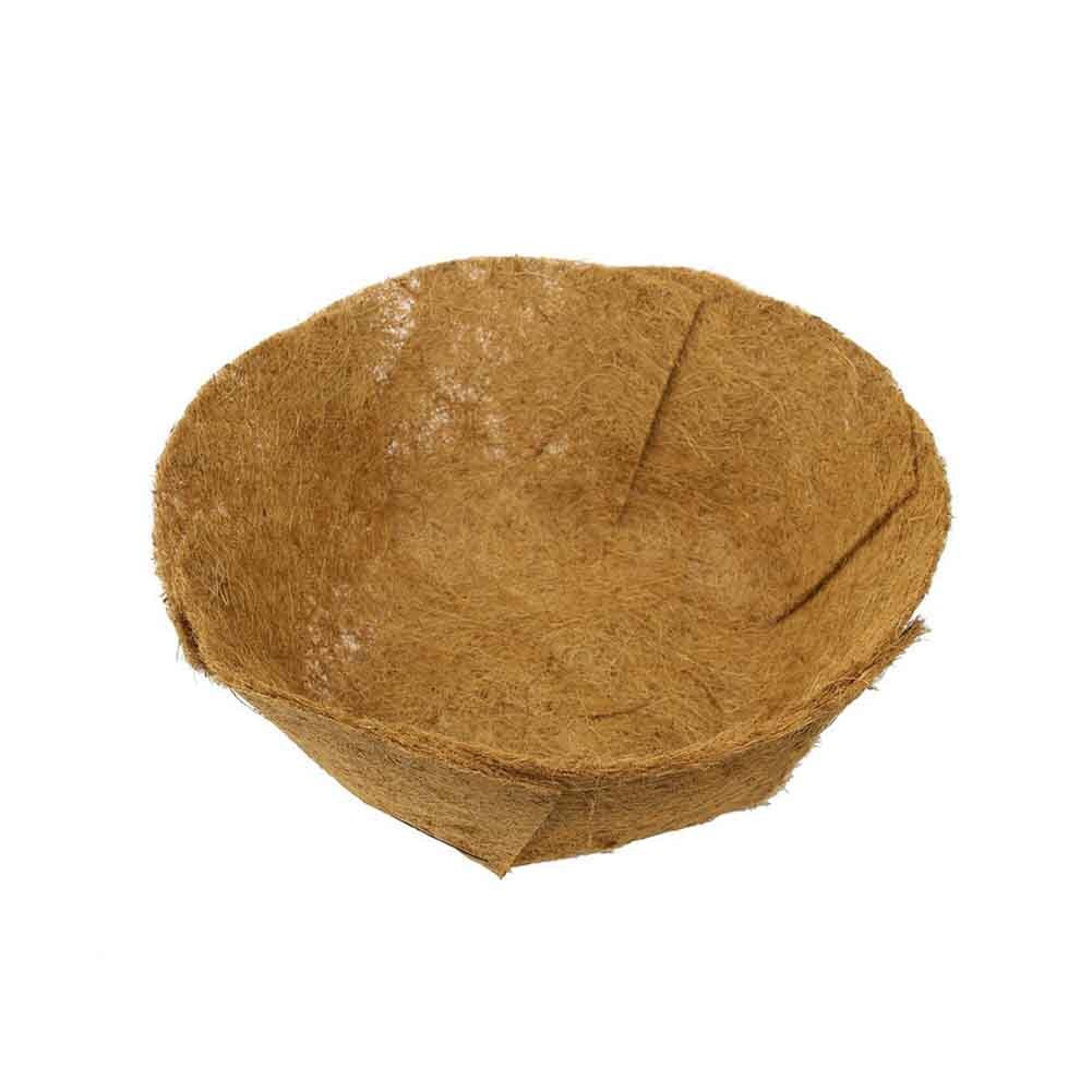 Altan rund åndbar skålformet kokosnød tilbehør planter snapdragon urtepotte hjemmehængende udskiftning af kurvforing: 25cm