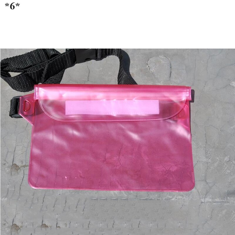 Waterdichte Drift Duiken Zwemmen Tas Onderwater Dry Schouder Taille Pack Bag Pocket Pouch Pvc Zak Waterdichte Rugzak Universal: red