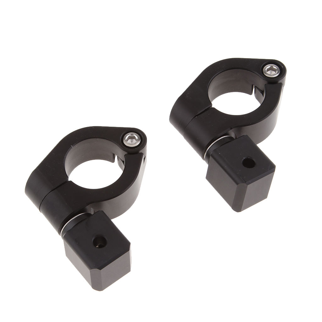 5mm Light Bar Adjustable Mount Brackets Tube Clamp Roof Roll Cage Holder