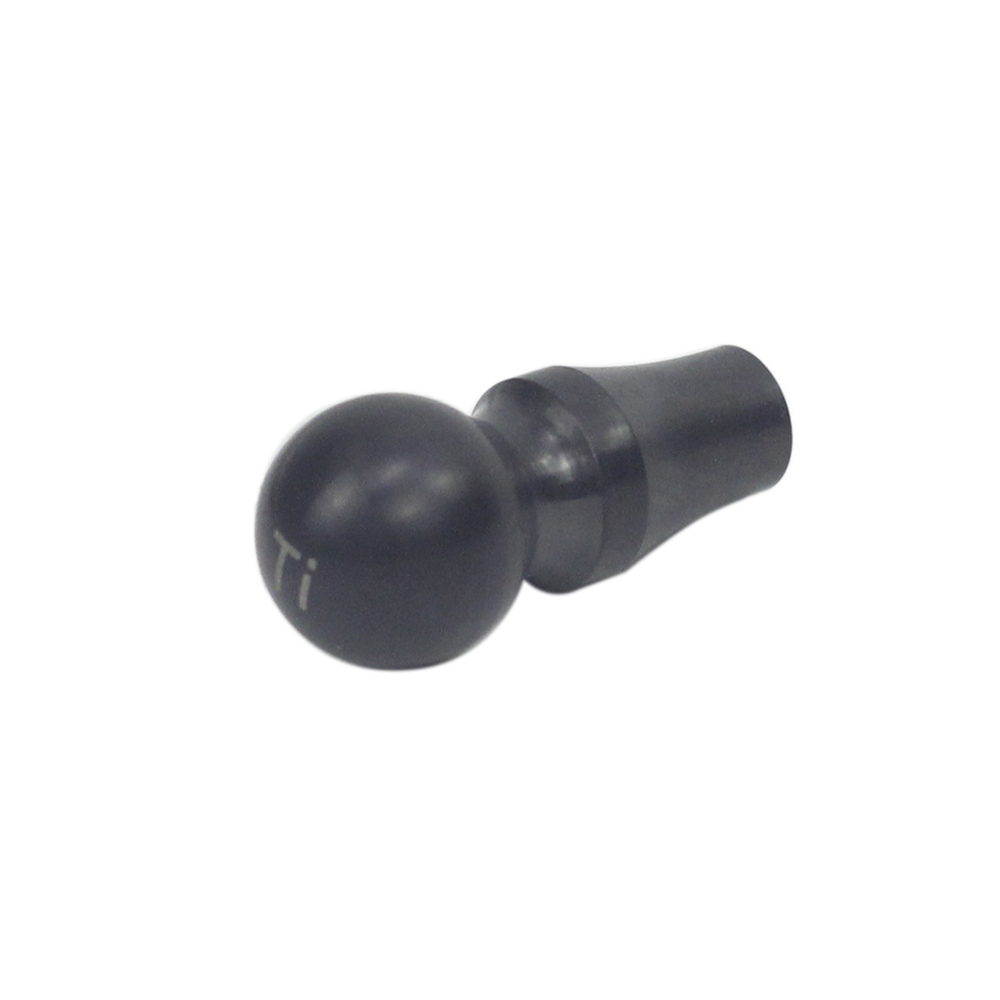 SILVEROCK Titanium Catch Ball Catcher With Bolt for Brompton 3SIXTY Folding Bike Stem Catcher: Ball Black