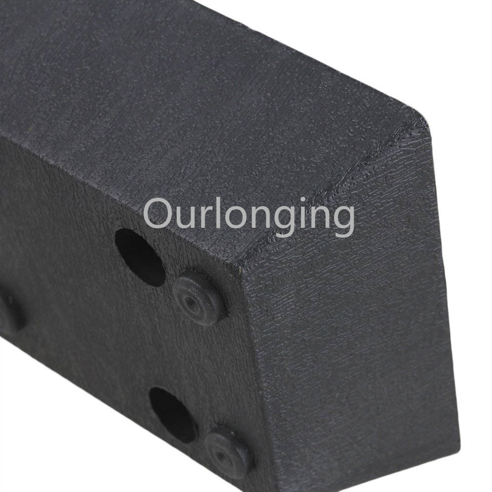 4 stk 163 x 86 x 40mm plastmøbelben bordskap gylne møbelføtter