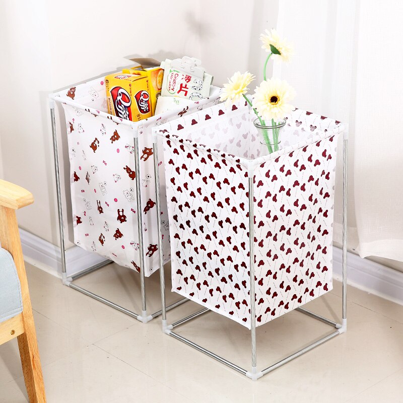 Wrought iron folding laundry basket laundry basket storage bin toy receive clothes dirty clothes basket laundry basket