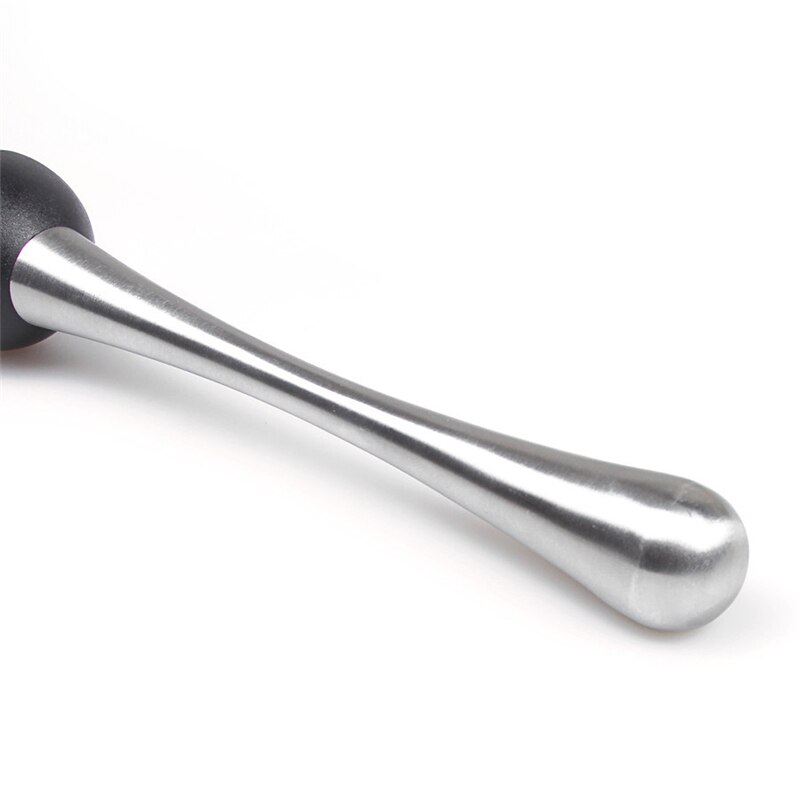 1Pc Rvs Roerstokje Citroen Metalen Stamper Roer Bar Bartenders Gereedschap Stamper Cocktail Shaker Wijn Accessoires