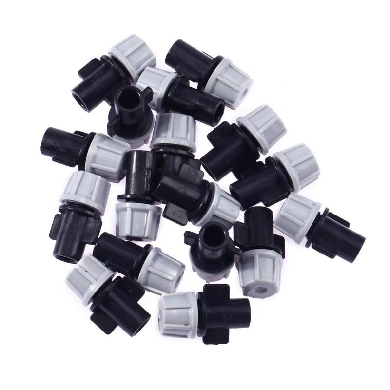20Pcs Drip Irrigation Dripper Head Misting Nozzle Sprinkler for Garden Lawn Watering Kits Drip Irrigation Garden Tools