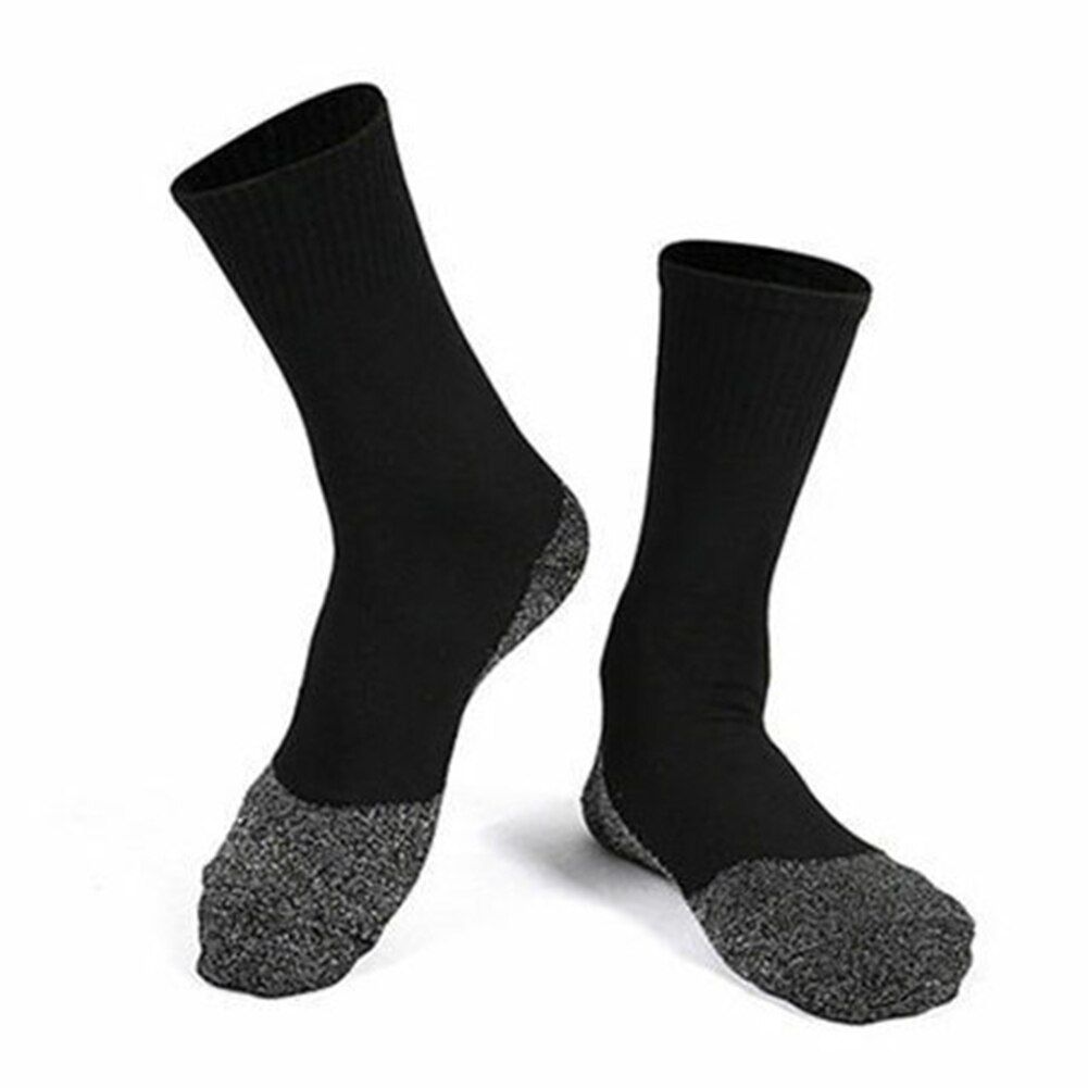 1 Pair Hiking Ski Socks Outdoor Winter Unisex Thermal Work Boot Warm Heat Guard Hiking Ski Sports Socks For Women Men: Default Title