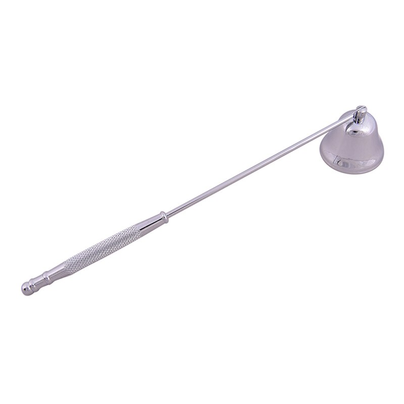 Bell-shaped Candle Fire Extinguisher Vintage Stainless Steel Household Banquet Candle Extinguisher Handle: Light Green