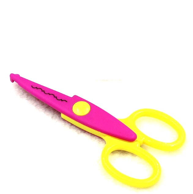 Children's Safety Scissors 0-6 Years Old Primary School Students Hand-made Plastic Babies with Children's Kindergarten Art Cla: Number 3