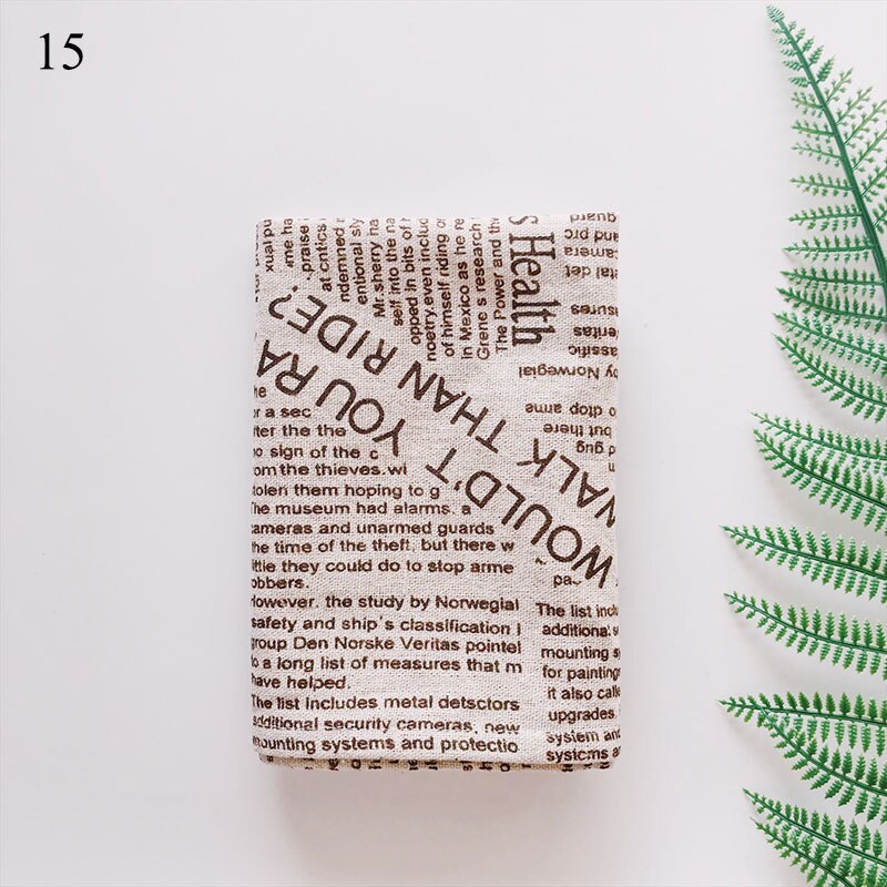 Plaid Cotton Placemat Fabric Table Mats Napkins Simple Japanese Style Tableware Kitchen Tool: 15