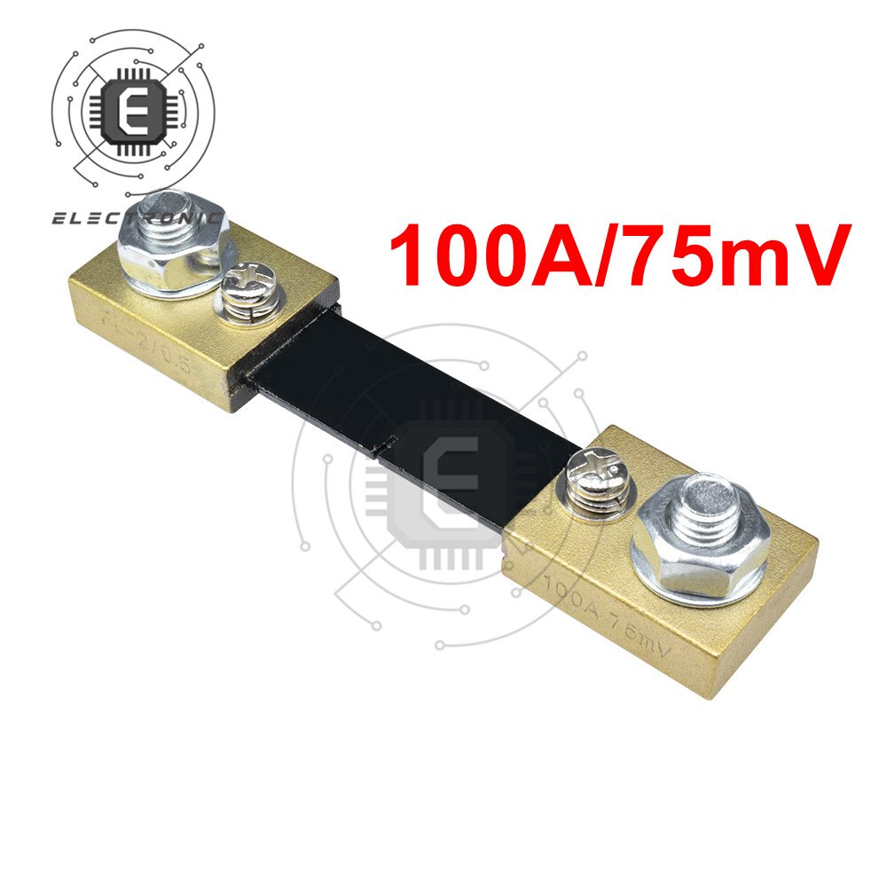 10A/20A/30A/50A/100A 75mV Current Shunt Resistor for Digital Voltmeter Ammeter Wattmeter Meter External Shunt FL-2: 100A 75mV