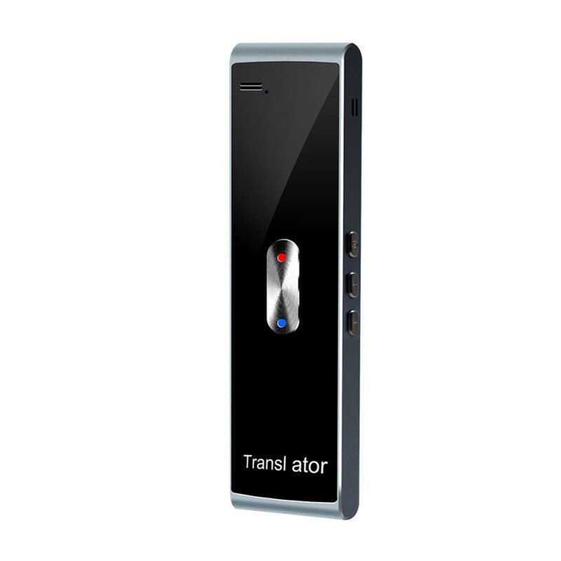 T8s mini pocket instant voice vertaler meertalige vertaling bluetooth vertaler: Grijs