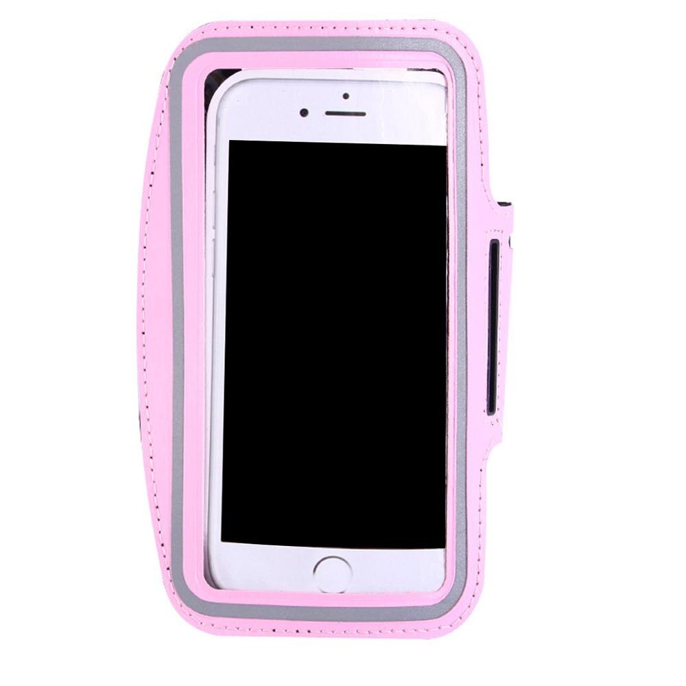 Bolso de brazo para teléfono móvil banda impermeable Deporte Running banda de brazo funda de entrenamiento para 5-6 pulgadas Bolsa de teléfono SAMSUNG iPhone: Small - 5 inches / Lavanda