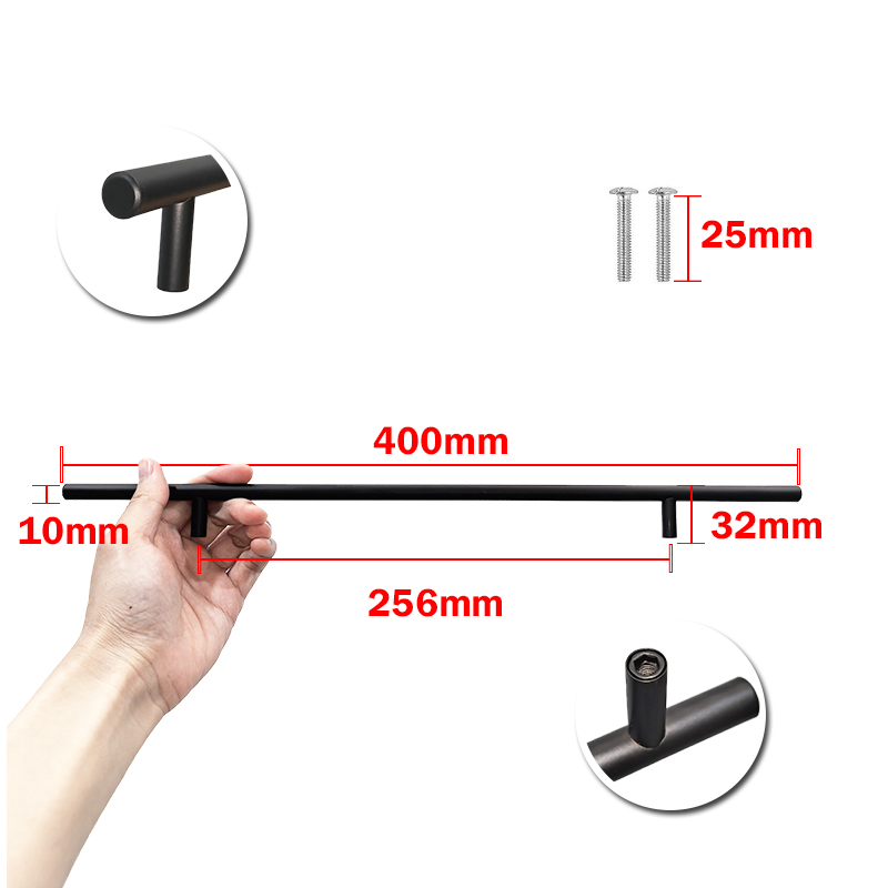 Cupboard Handle Brushed Stainless Steel Kitchen Cabinet Door Knob Kitchen Handle Furniture Drawer Pulls Bar Handle Pull Hardware: Turquoise