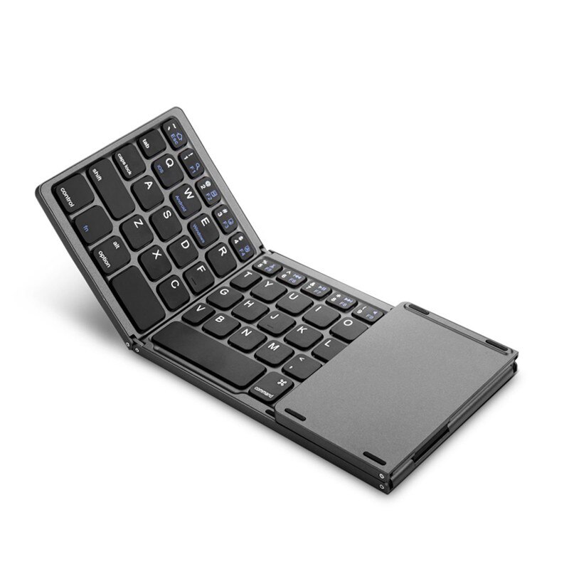 2022 BT33 Mini 2 Opvouwbare Toetsenbord Bluetooth-Compatibel Toetsenbord Opvouwbare Draadloze Toetsenbord Met Touchpad