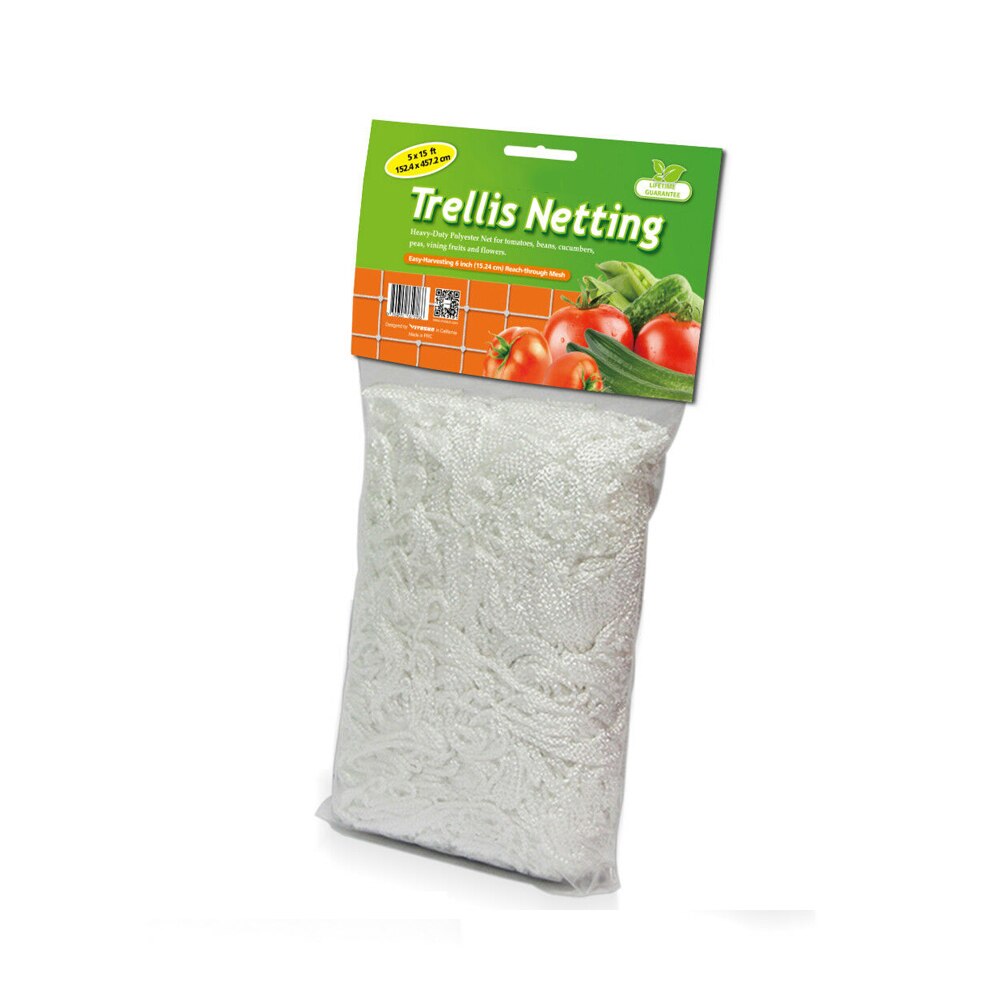 Vine Grow Mesh Polyester Vegetable Trellis Netting Plant Climbing Net Landing Frame Cucumber Garden Flower Weaving Support