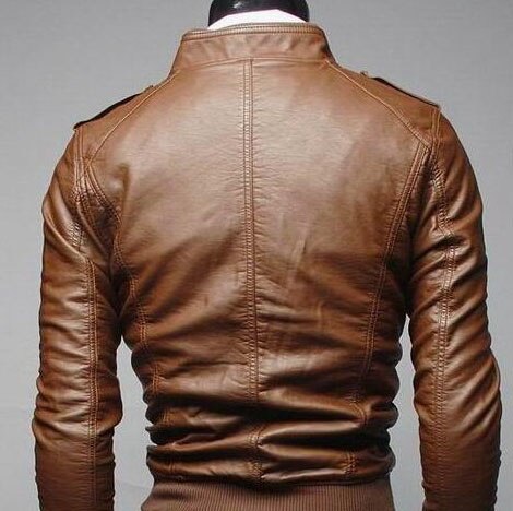 Men's Locomotive Coat Jacket Spring Jacket Men Leather Windbreaker Coats Motorcycle Leather