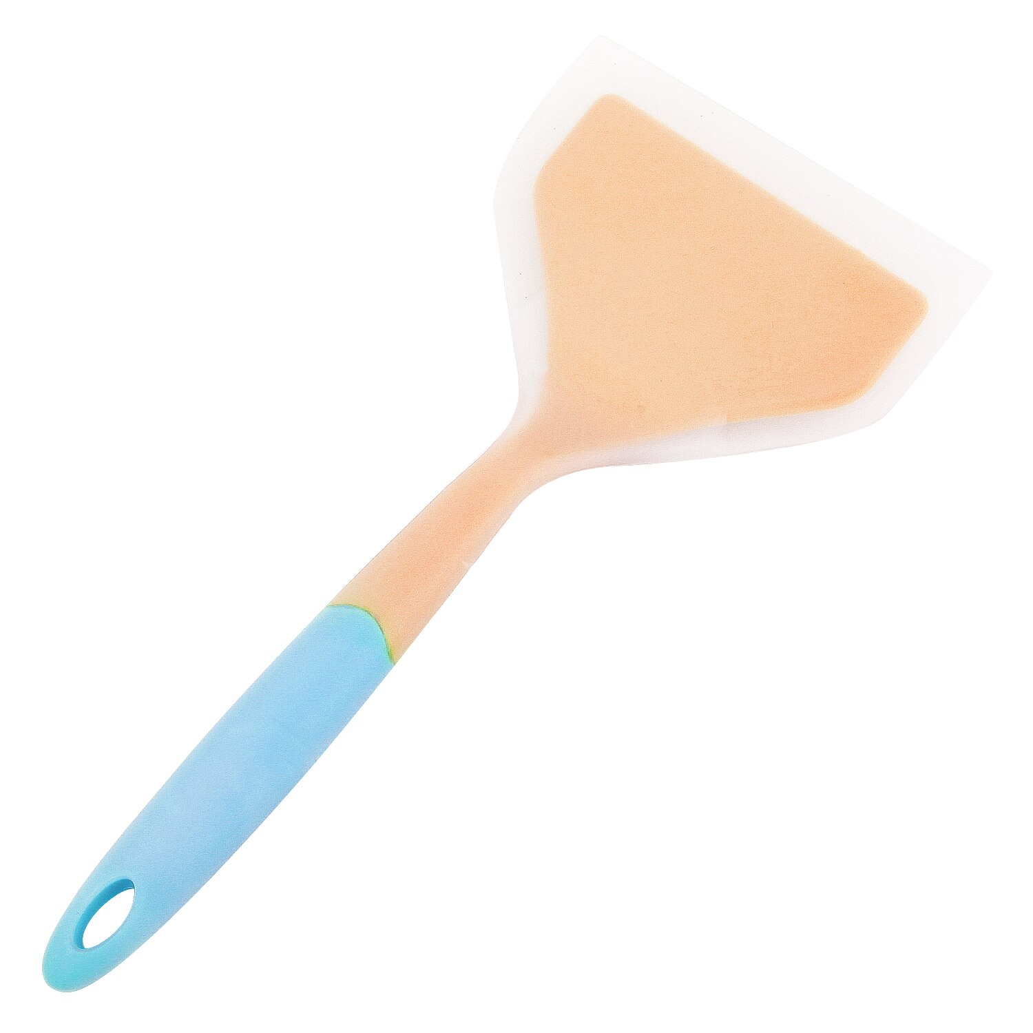 Pro Home Cooking Utensils Silicone Spatulas Beef Meat Egg Kitchen Scraper Wide Pizza Shovel Non-stick Turners Food Lifters Tool: A - Yellow