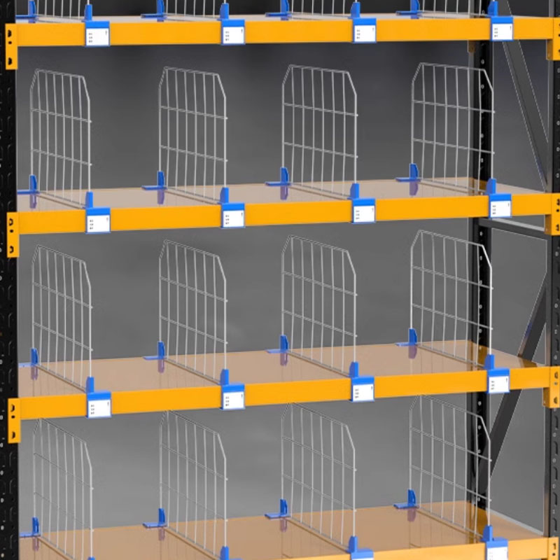 2PCS Shelf partition fence mesh grid partition fence warehouse shelf Dividers Wire Shelving home Closet storage organization