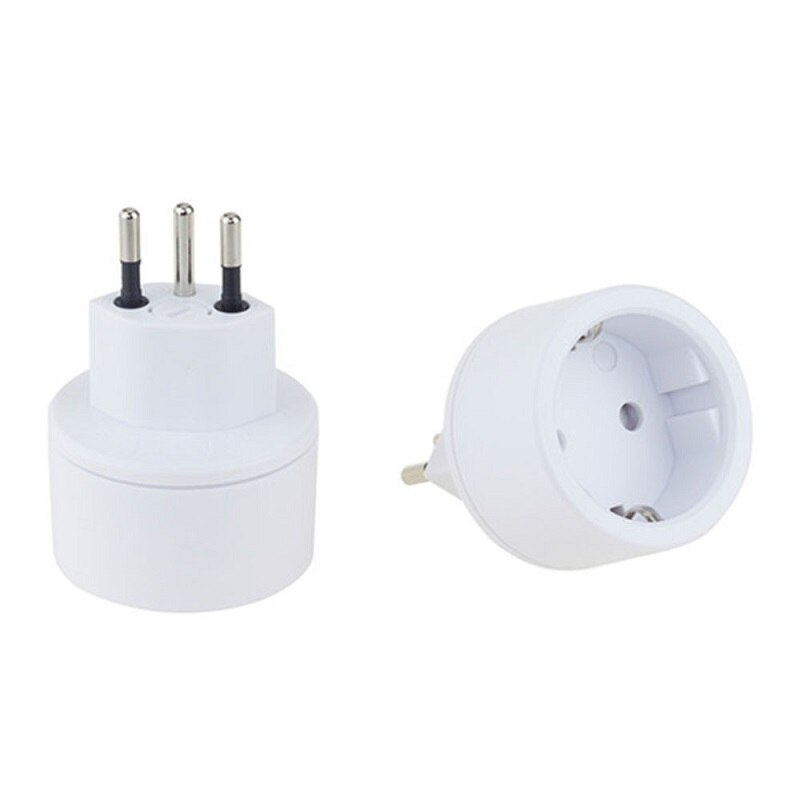 3 Pin Plug Travel Adapter Europ Duitse Zwitserse Stekkers 10A 250V Stekker Eu Naar Zwitserse Stekker met Zekering