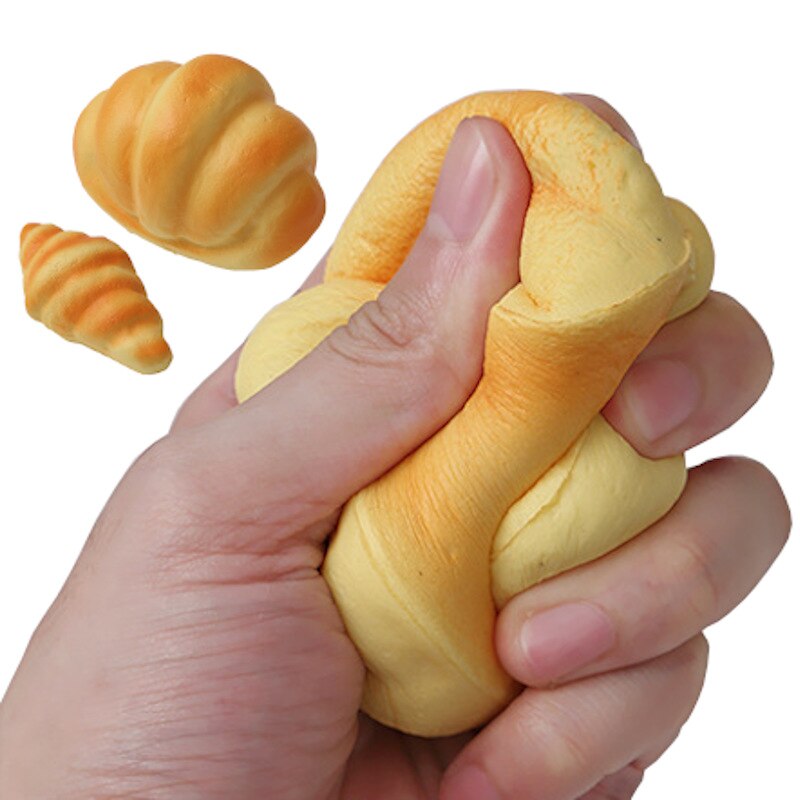 Bread Squishies Pack Cream Scented Slow Rising Squishy Toys for Kids Boys Girls Toast Loaf Bread Squishy Realistic Squishy Food