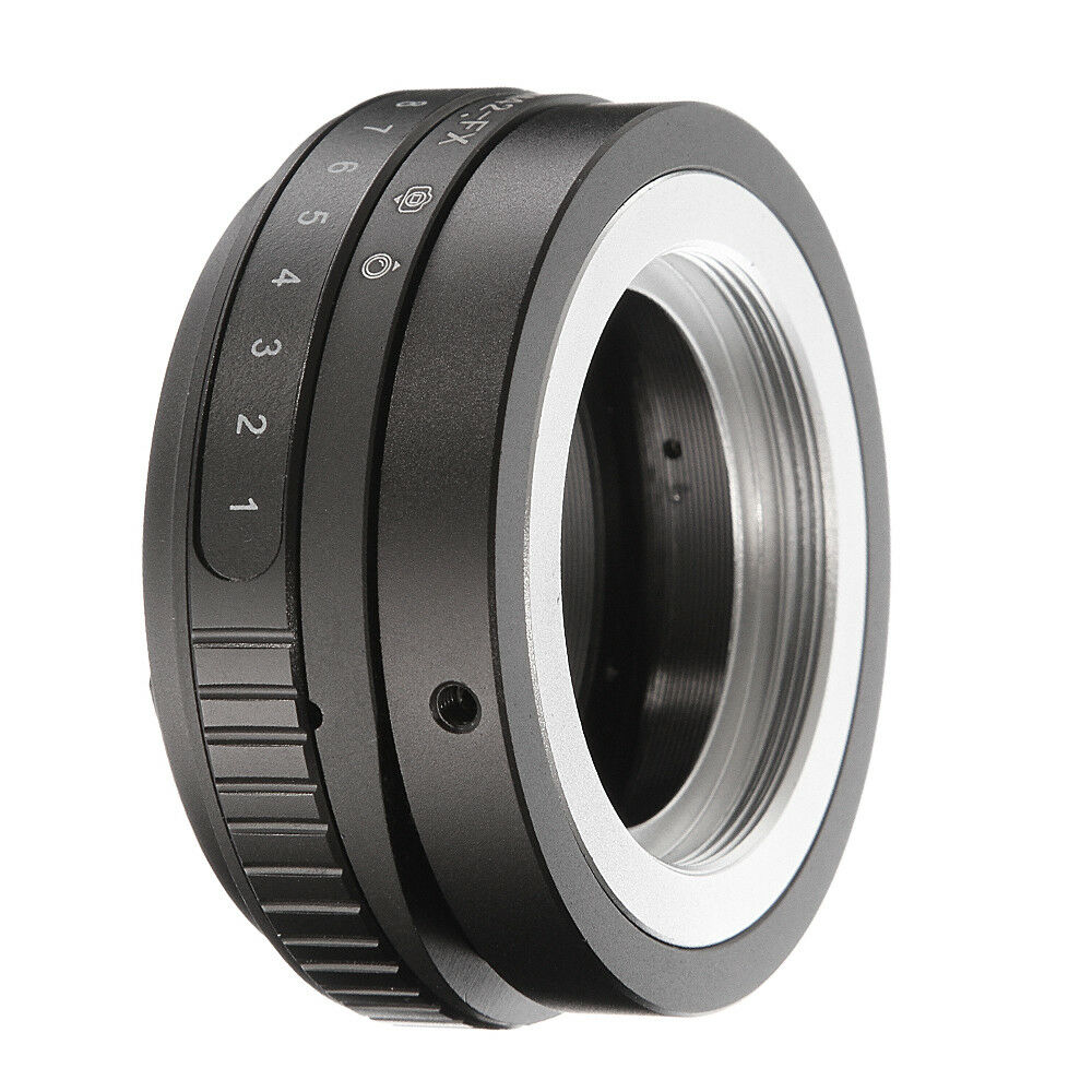 Bague d'adaptation de décalage d'inclinaison 360 ° pour objectif de montage M42 vers Fujifilm X FX X-T2 X-T1 XM1 XH1 XE2 XE1