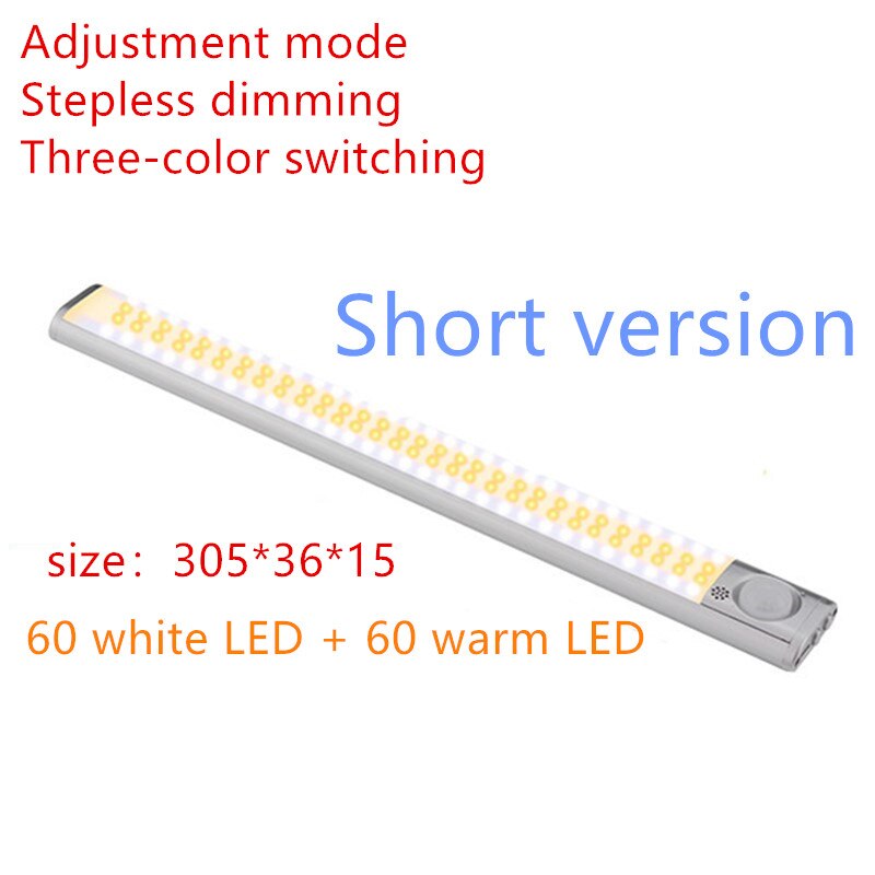 Luz LED con Sensor de movimiento PIR para armario, lámpara de noche de armario, luz de fondo para escalera, lámpara de imán, 10/80/120: 120LED simple