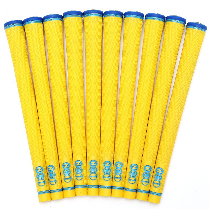 13pcs/set NO. 1 Golf Grips Red Rubber/TPE Club Grips: Yellow
