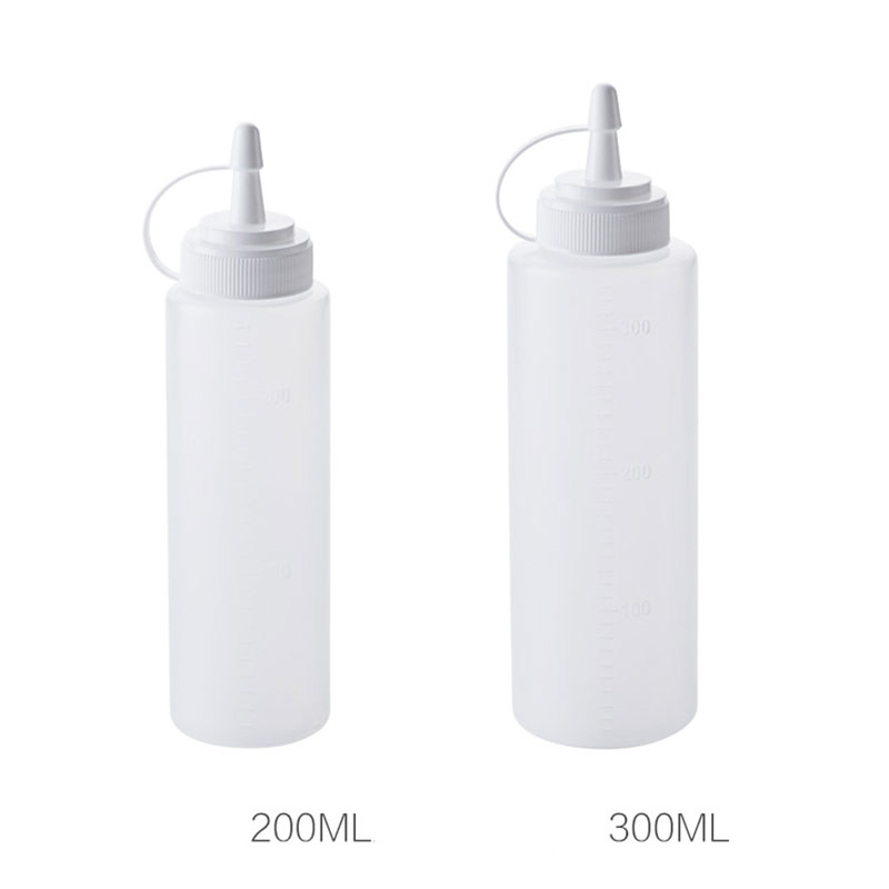 Vanzlife plast squeeze sås flaska hem ketchup sallad squeeze flaska krydda flaska sås honung sylt juice tips flaska