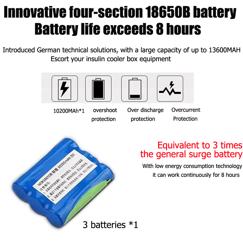 Batterie au Lithium pour boîte réfrigérée Portable, batterie de remplacement en veille, accessoire de réfrigérateur