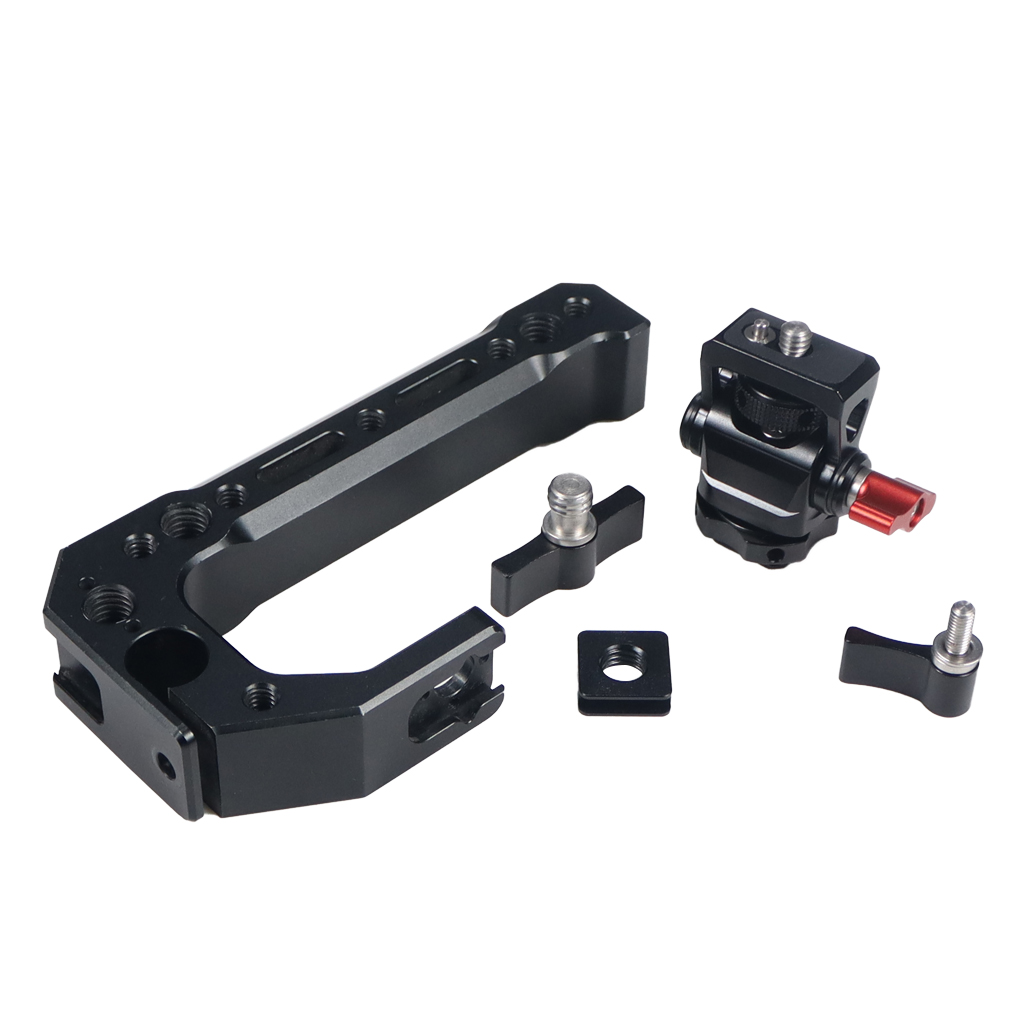 Poignée supérieure 1/4 3/8 support de levage à vis, alliage d&#39;aluminium pour Cage de caméra DSLR 5D2 GH4 Kit de stabilisateur vidéo: TypeD Combo 5