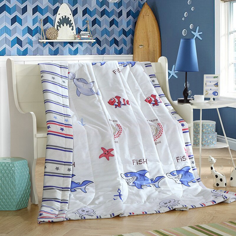 rainbow balloon cartoon children quilted bedspread throws queen full bed size bed linen: THhaiyanggongyuan / 200x230cm