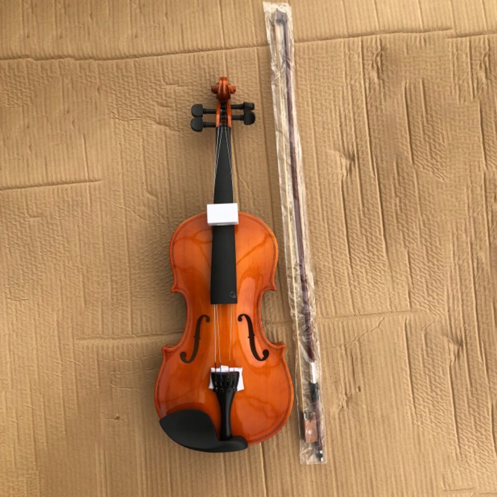 Spruce Bark Basswood Violin Handmade Violin Practical Beginners Maple Musical Instrument For Children And Adults